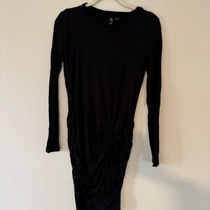 Volcom long sleeve midi Black Dress